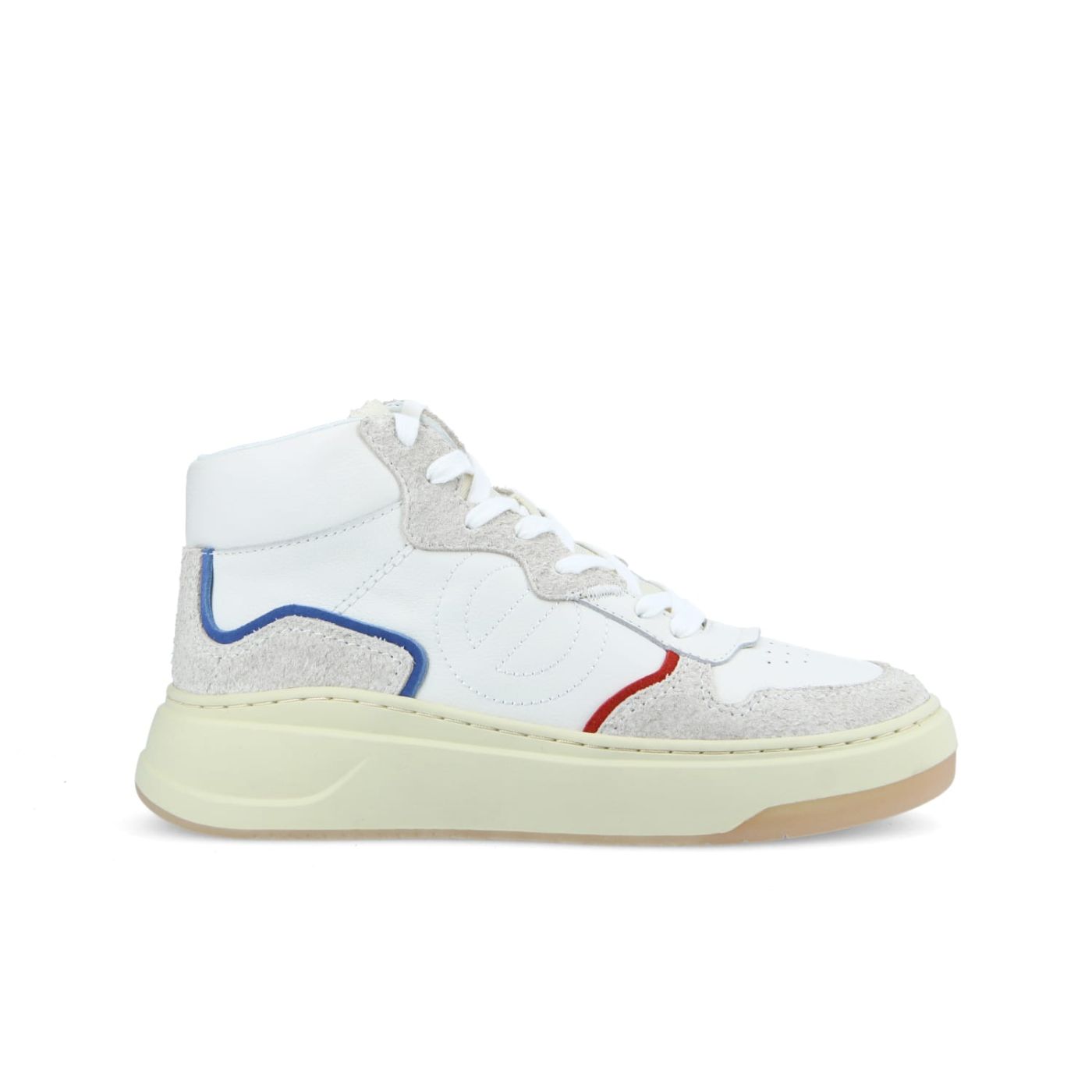 BRIDGET MID - GRAIN/HAIRSUEDE - WHITE